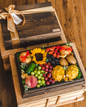 Load image into Gallery viewer, Fruit &amp; Bark (Style E) - Signature Wooden Fruit Gift Box | make hay, sunshine!.
