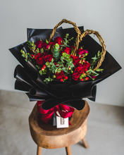 Load image into Gallery viewer, Romantika - Red Rose Flower Bouquet
