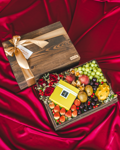 Elegance - Fruit Gift Box with Patchi Chocolate