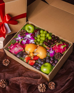 Festive Fruit Box - Style C (XL Size) | Christmas & Holiday Gifts 2024