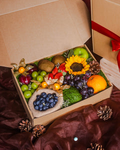 Festive Fruit Box - Style B (L Size) | Christmas & Holiday Gifts 2024