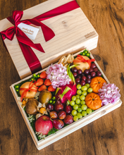 Load image into Gallery viewer, Fruit &amp; Bark (Style A) - Signature Wooden Fruit Gift Box | make hay, sunshine!.
