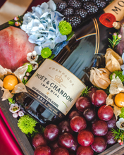 Load image into Gallery viewer, Champagne - Wooden Fruit Gift Box with Moët &amp; Chandon | make hay, sunshine!.
