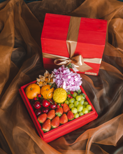 Load image into Gallery viewer, Prosper - A Keepsake Wooden Fruit Gift Box | Chinese New Year Gift Delivery 2024
