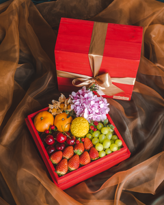 Prosper - A Keepsake Wooden Fruit Gift Box | Chinese New Year Gift Delivery 2024