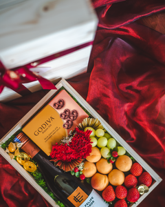 Yam Seng - with Wine & Godiva Chocolate | Chinese New Year Gift Delivery 2024
