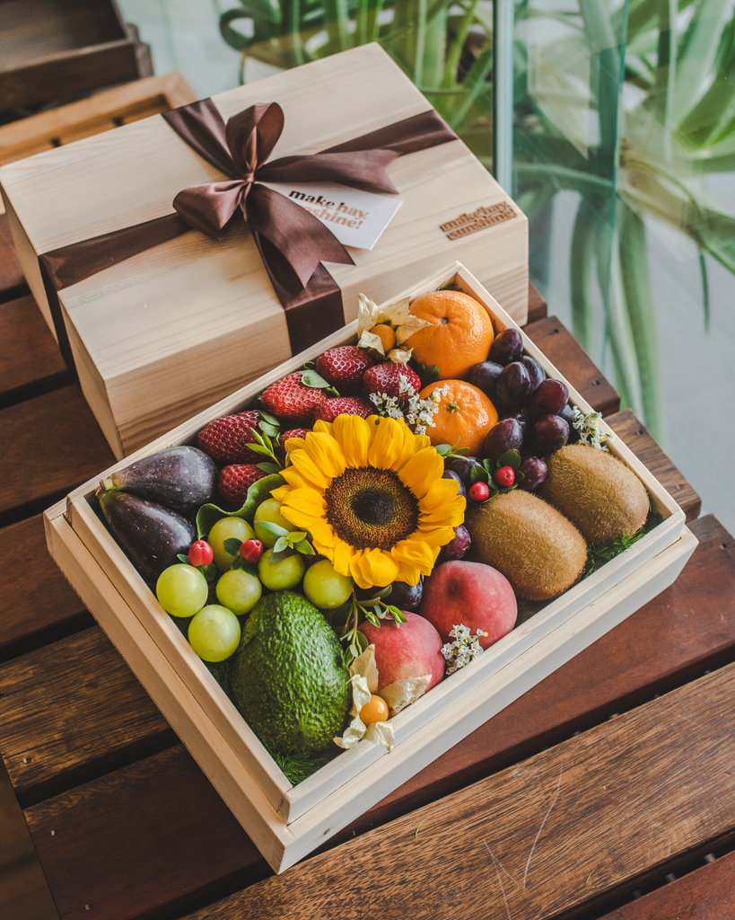 Summer Dazzle - A Keepsake Wooden Fruit Gift Box
