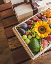 Load image into Gallery viewer, Summer Dazzle - A Keepsake Wooden Fruit Gift Box

